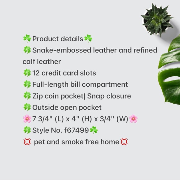 💰🔥Coach F67499 SLIM wallet used like new🌸 - Picture 16 of 16